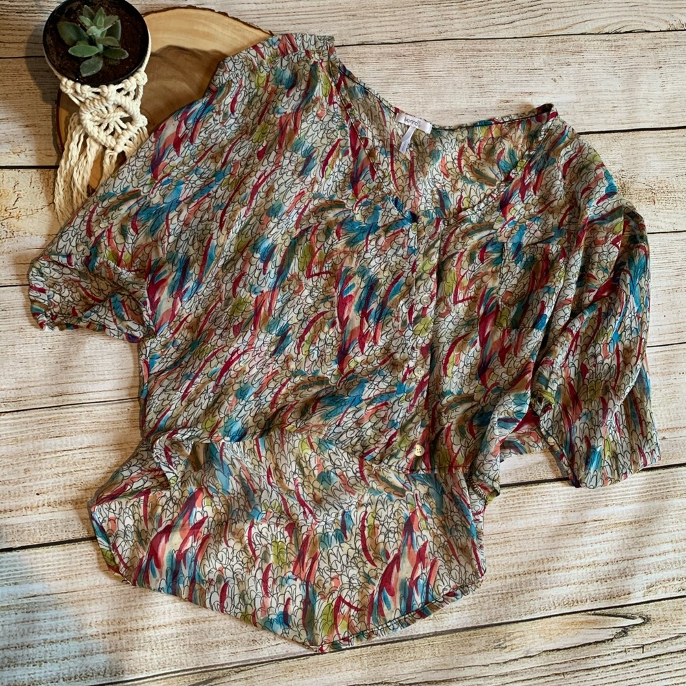 Pac Sun Kirra | sheer shirt top SZ Large